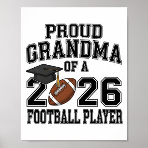 Affiche Fière grand-mère d'une promotion de football 2026