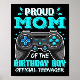 Affiche Fière maman officielle adolescente jeu vidéo 13e a