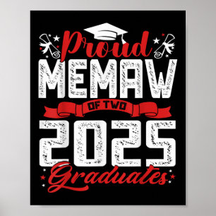 Affiche Fière Mémo De Deux Diplômés De 2025 Cl Supérieur D