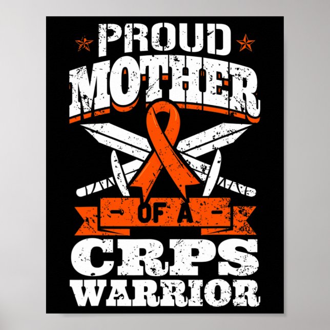 Affiche Fière Mère D'Un Guerrier De Crps Rsd Sensibilisati (Devant)
