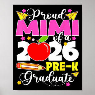 Affiche Fière mimi de la promotion 2026 de maternelle pour