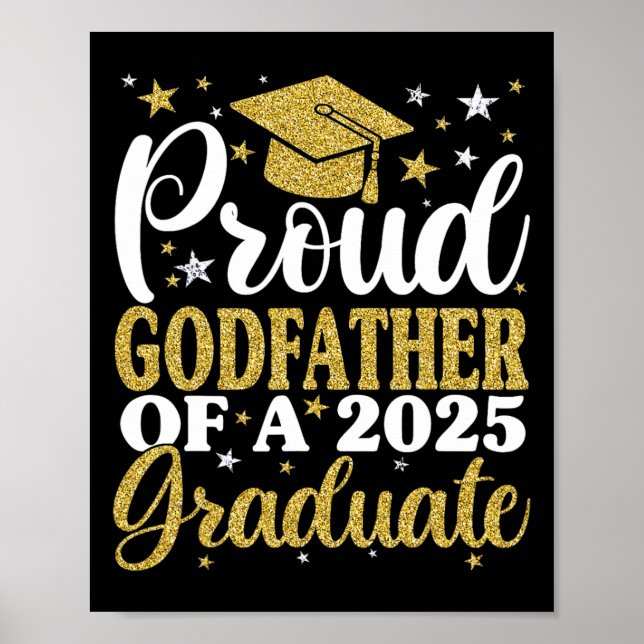 Affiche Fière Parrain D'Un Diplôme De 2025 Fami (Devant)