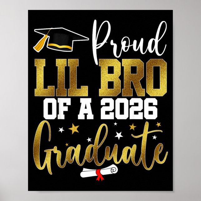 Affiche Fière petit frère d'un diplômé de la promotion 202 (Devant)