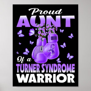 Affiche Fière Tante D'Un Syndrome De Turner Sensibilisatio