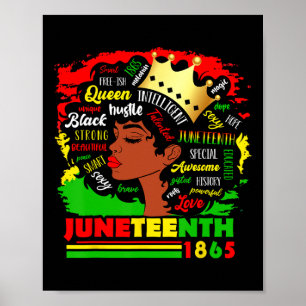 Affiche Fierté 1865 Célébrer les femmes noires Africaines-