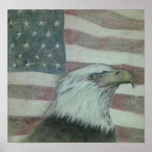 Affiche Fierté américaine Eagle