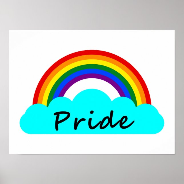 Affiche Fierté - Arc-en-ciel LGBT (Devant)