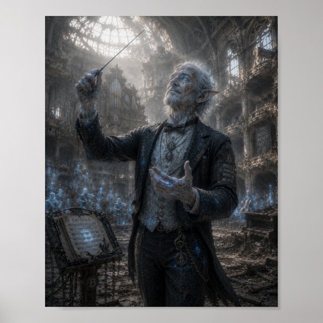 Affiche Fierté / Chef d'orchestre / Grande Salle de Concer (Devant)