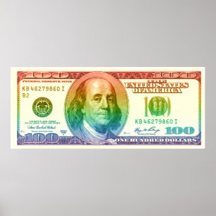 Affiche Fierté de 100 $