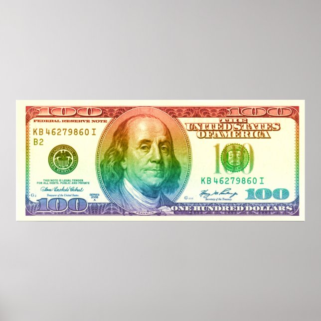 Affiche Fierté de 100 $ (Devant)