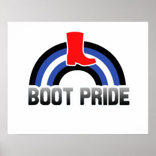 Affiche Fierté de botte