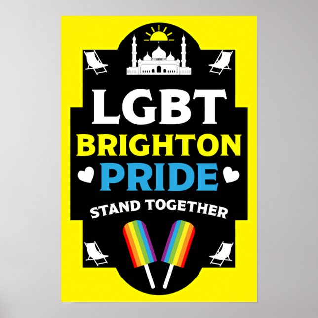 Affiche Fierté de Brighton et de Hove (Devant)