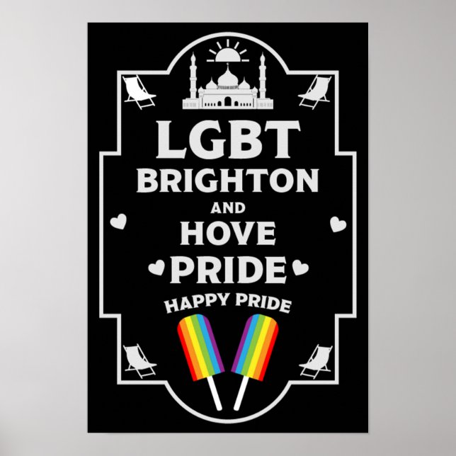 Affiche Fierté de Brighton et de Hove (Devant)
