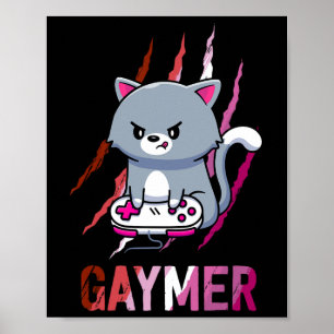 Affiche Fierté de Geeks Lesbiennes Gaymers Lgbt Amoureux d