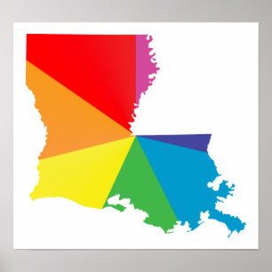 Affiche fierté de la louisiane.