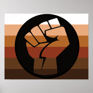 Affiche Fierté des gens de couleur (POC)