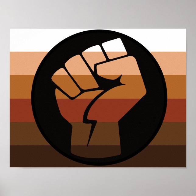 Affiche Fierté des gens de couleur (POC) (Devant)