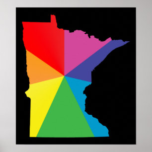 Affiche fierté du minnesota.