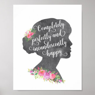 Affiche Fierté et préjugés Elizabeth Bennet Citation