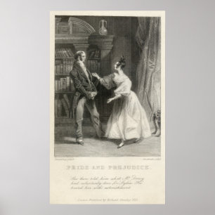 Affiche Fierté et préjugés Jane Austen