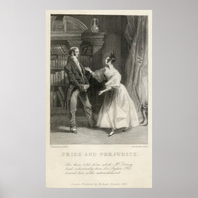 Affiche Fierté et préjugés Jane Austen (Devant)