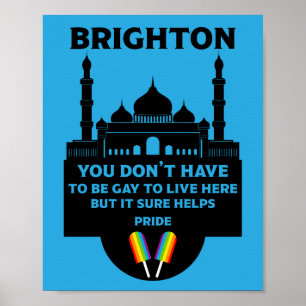 Affiche Fierté gay de Brighton