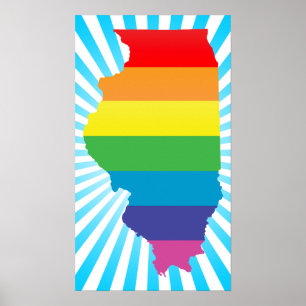Affiche fierté illinoise.