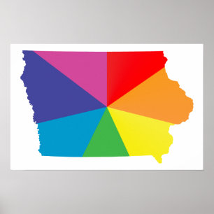 Affiche fierté iowa.