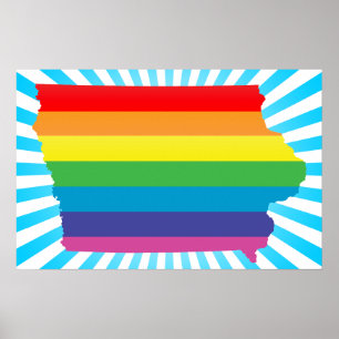 Affiche fierté iowa.