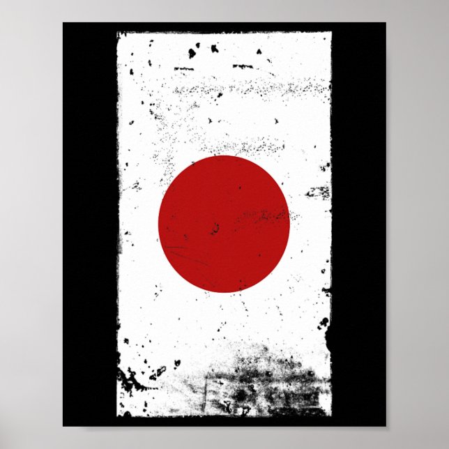 Affiche Fierté japonaise voyage vacances Japon Drapeau  (Devant)