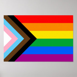 Affiche FIERTÉ LGBT (Progress Pride)