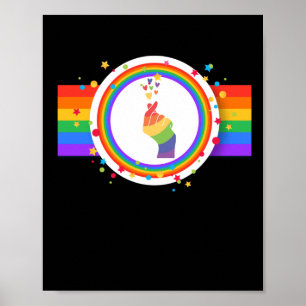 Affiche Fierté - LGBT. Queer.