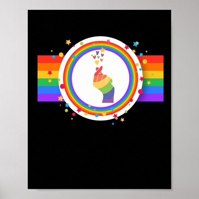 Affiche Fierté - LGBT. Queer. (Devant)
