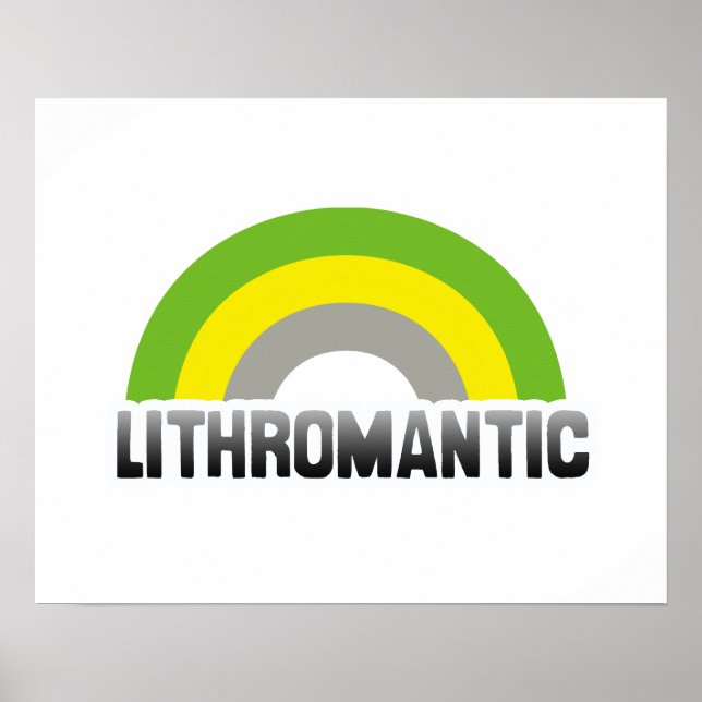 Affiche Fierté lithromantique (Devant)
