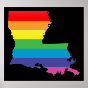 Affiche fierté louisiana.