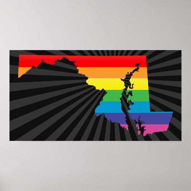Affiche fierté maryland. (Devant)