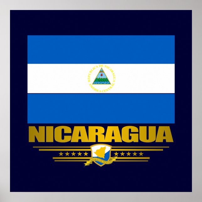 Affiche "Fierté nicaraguayenne" (Devant)