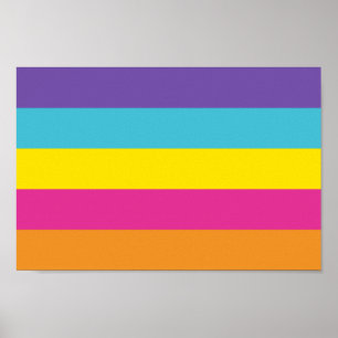 Affiche Fierté non binaire de genre