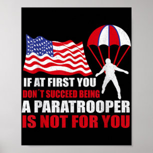 Affiche Fierté Parachutiste Pour 82e Anciens Combattants A