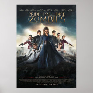 Affiche Fierté, préjugés et zombies