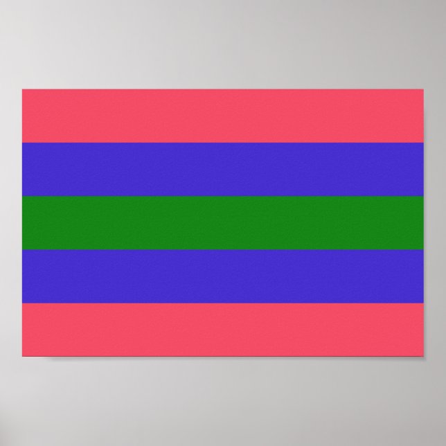 Affiche Fierté trigender (Devant)