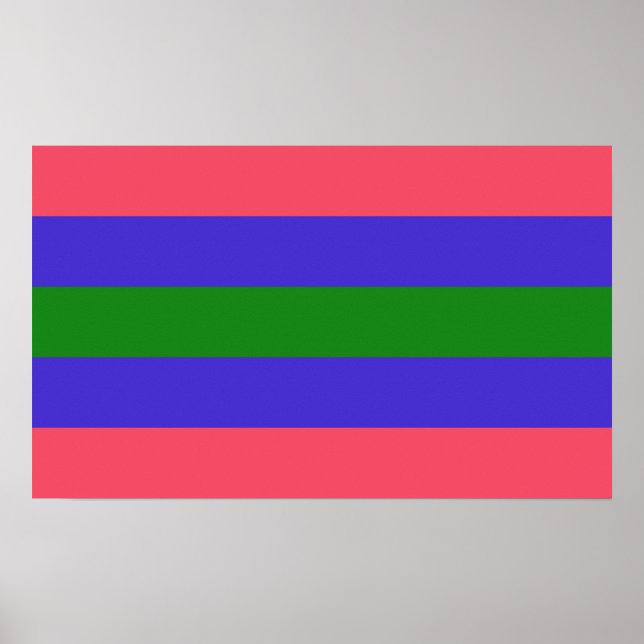Affiche Fierté trigender (Devant)