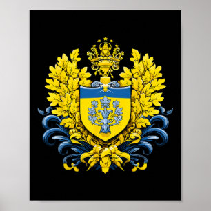 Affiche Fierté ukrainienne Président ukrainien Volodymyr Z