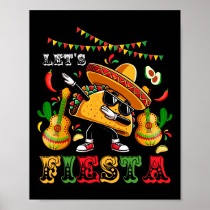 Affiche Fiesta Cinco De Mayo Dabbing Taco Kids Boys