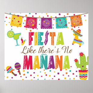 Affiche Fiesta Comme il n'y a pas de demain - White Bkgnd