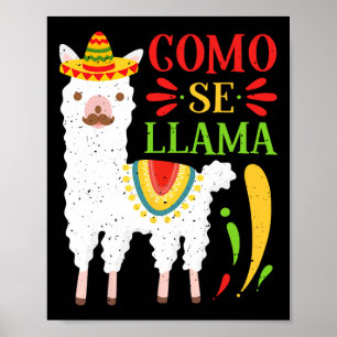 Affiche Fiesta Como Te Llamas Cinco De Mayo Como Se