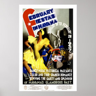 Affiche Fiestas La Havane