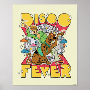 Affiche Fièvre de Disco avec Scooby et Shaggy