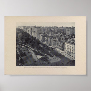 Affiche Fifth Ave, 59th Street, Central Park, Millionaires