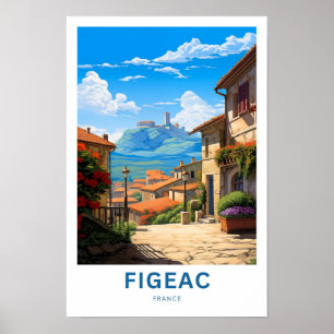 Affiche Figeac France - Imprimer